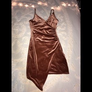 Pink Velvet Shift Dress